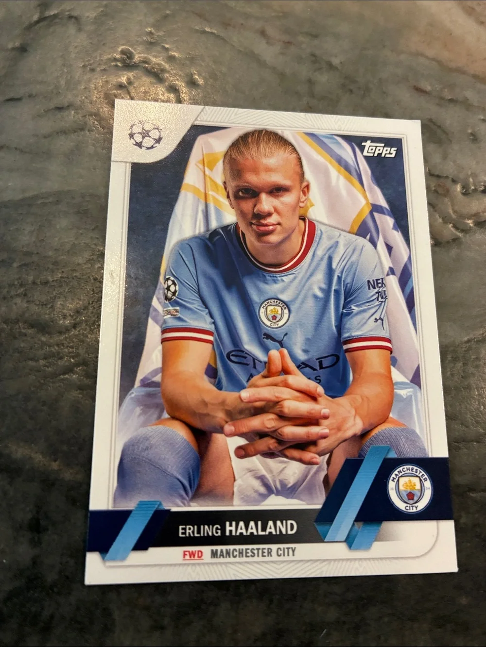 TOPPS UCL Haaland and Foden Card Set